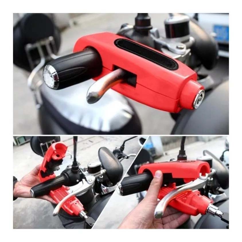 Miniatura 3 de Candado Para Manilar Freno Bloqueo Moto